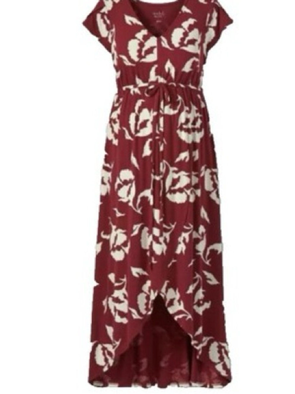 Women's maternity High-Low Maxi Dress